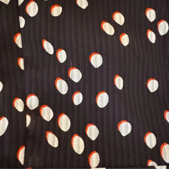 Slate & Willow Wrap Dotted Dress V-neck Navy Blue Mini Belted Size 16 RTR - Picture 12 of 15